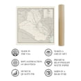 thumbnail image 4 of HISTORIX 1967 Map of Iraq Vintage Poster Wall Art Print, 16 x 16 Inch, 4 of 8
