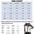 thumbnail image 4 of Denim Collar Pullover Sweaters for Women Casual Short Sleeve Waffle Knit Henley Tops Oversized Button Loose Fit Shirts, M, 4 of 9