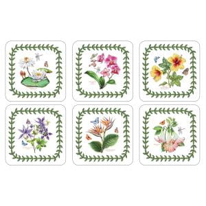 Set of 6 Pimpernel Exotic Botanic Garden Coasters 