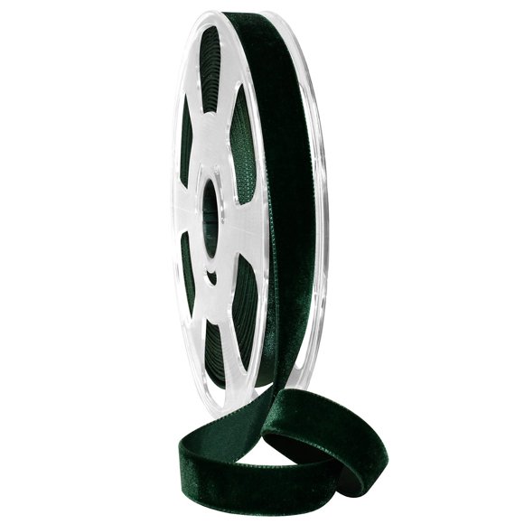 Morex Ribbon Nylvalour Velvet Ribbon Nylon 58 inch by 11 Yards Hunter green Item 0121510-621 58 by 11 yd