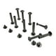 thumbnail image 3 of 10 juegos de tornillos negros de Chicago Kit variado Tornillos de fijación de cabeza ranurada Conjunto de remache Remache de uñas para encuadernación 10x30mm Macarena Postes Tornillos de fijación Remaches, 3 of 8