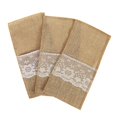 thumbnail image 1 of Taian 10 piezas Juego de cubiertos de Navidad Lino Encaje Cubiertos Bolsa Fiesta Boda Cubiertos festivos Bolsa ShuxiuWang 8390612923524, 1 of 1