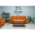 thumbnail image 2 of P.S. I Love You" Wall Decal - Romantic Vinyl Sticker for Bedroom or Living Room - Easy to Apply & Remove - Elegant Decor for Couples - Adds a Warm Touch to Your Space - Perfect Anniversary Gift, 2 of 3