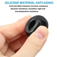 thumbnail image 3 of Uxcell Silicone T-hole Stoppers, Soft Flexible Silicone Hole Plug End Cover Caps for 19.8-20.8mmHole, Black 6 Pack, 3 of 6
