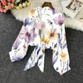 thumbnail image 3 of OGLCCG Cardigan for Women Long Sleeve Lightweight Summer Kimono Cardigan Spring Casual Floral Printed Loose Beach Cover Up 2025, 3 of 5