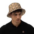 thumbnail image 4 of Fotbe Cute Dogs Head Sombrero Tipo Pescador con Estampado – Sombrero de Sol de Algodón de Moda para Playa, Golf, Pesca, 4 of 6