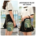 thumbnail image 6 of FORMRS Crossbody Bag for Women Quilted Travel Shoulder Cell Phone Purse with Chain Strap Handbag, Art Garden Scene, 6 of 7