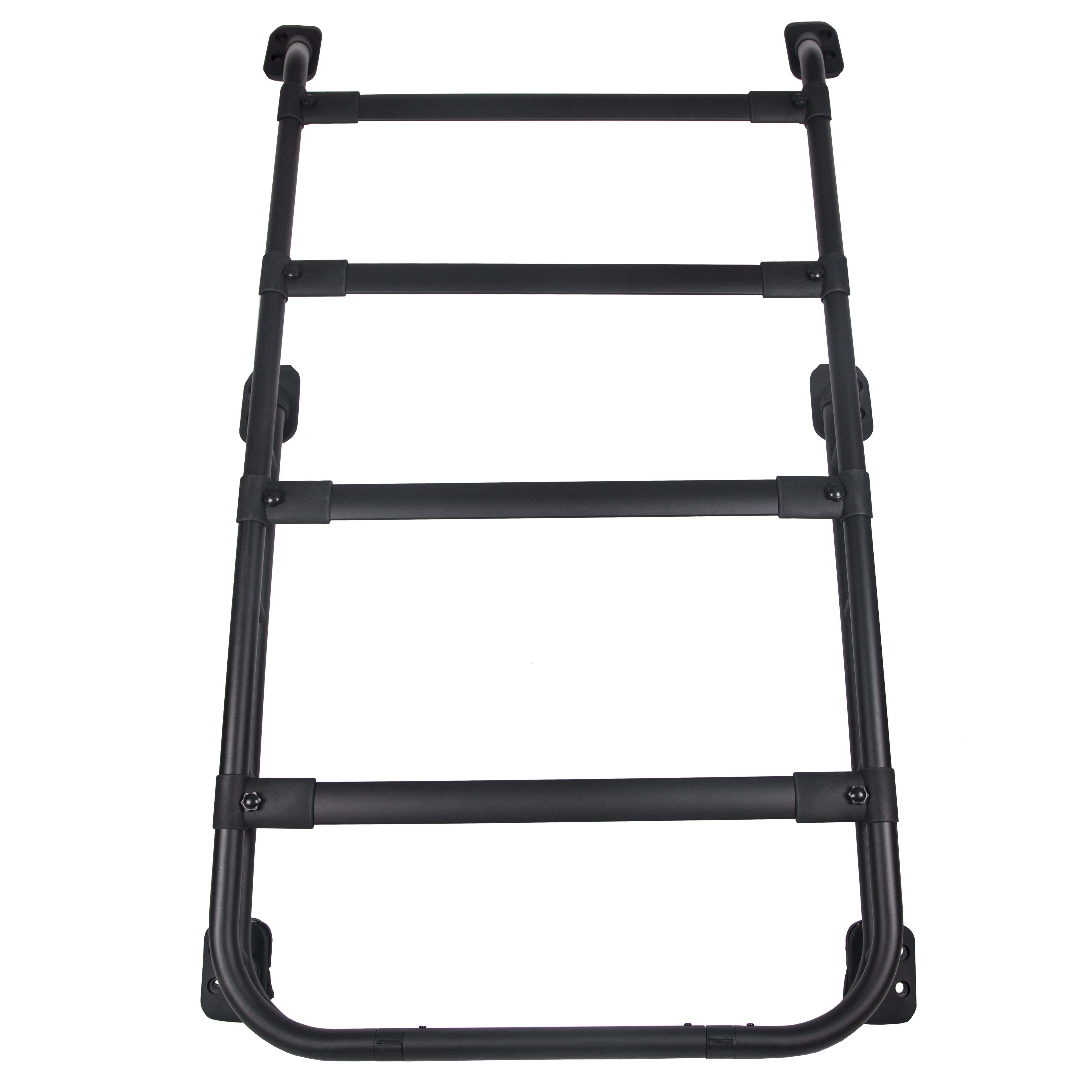 Kojem Roof Rack Rail Cargo Carrier for Toyota FJ Cruiser, 150 lbs Capacity, Black Aluminum