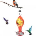 thumbnail image 4 of Comedero para pájaros de cristal, pintura colorida, pájaro de cristal, hermoso comedero para pájaros, suministros para pájaros, multifuncional Jadeshay A, 4 of 8