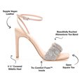 thumbnail image 2 of Journee Collection Womens Arlette Tru Comfort Foam Open Toe High Stiletto Pumps, 2 of 6