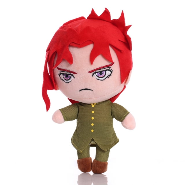 Muñeca de peluche Jojos Bizarre Adventures, pelo rojo, 22 cm