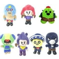 MKKAS Brawl Stars Plush Buddies Clearance,9.8-Inch-Tall Collectibles