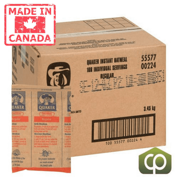 Quaker Instant Oatmeal Packets 1oz (108/Case) - 6.75 lbs