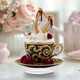 thumbnail image 1 of Uuiauoio Roses Hearts House Teacup Acrylic Desktop Decoration, Suitable for Home Décor in Living Room or Office. Idea Gift Choice: Birthday, Anniversary, Valentine's Day, Celebrations, 1 of 9