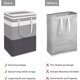 thumbnail image 4 of Juego de 2 Cestas de Ropa Plegables Grandes con Asas Extendidas para Ropa en Dormitorio y Familia, 4 of 5