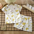 thumbnail image 2 of Hrsba Kids Summer 2 Piece Outfits Sets,Summer 2 Piece Outfits Clothes Short Sleeve Round Neck Toddler Summer Clearance Short Sleeve Round-Neck Blouses & Shirts Sets, 2 of 3