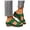 Green, variant on Women's Wedge Sandals Open Toe Slip On Wide Width Slides Breathable Non Slip Summer Walking Wedges Slippers Orange Size 8.5