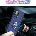 thumbnail image 4 of Decase for Samsung Galaxy A03S (US Version) Case, Military Grade Drop Protection Magnetic Ring Holder Kickstand Protective Heavy Duty Phone Case for Samsung Galaxy A03S, Blue, 4 of 8