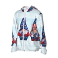 thumbnail image 2 of Fotbe Cute Gnomes in USA1 Men's Women's UPF 50+ Sun Protection Jacket Hooded Cooling Shirt with Pockets Hiking Outdoor Performance-3X-Large, 2 of 9