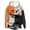 Orange, variant on Womens Halloween Hoodies Patchwork Pumpkin Graphic No Pocket Sweatshirt Long Sleeve Pullover Tops Fall Winter Warm Green L