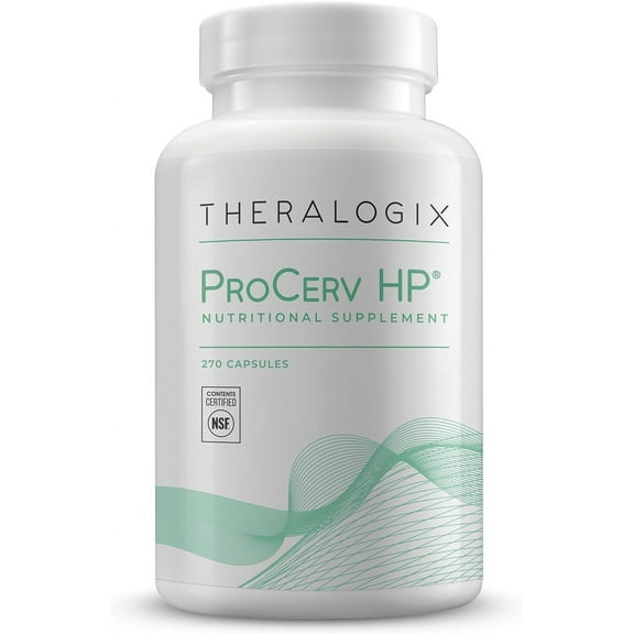 Theralogix ProCerv HP High-Potency Multivitamin - 90-Day Supply - Support for Women & Men - Immune Support Supplement* - includes B Vitamins, Vitamin C, Vitamin D & Zinc - NSF Certified - 270 Capsules