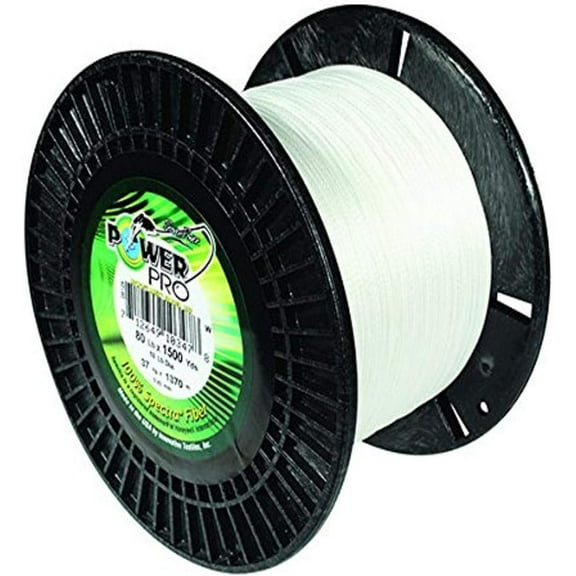 Power Pro 21100100500W Braided Spectra Fiber Fishing Line, 10 lb/500 yd, White