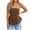 Brown, variant on Womens Polka Dot Tube Top Y2k Flowy Strapless Tops Trendy Peplum Blouse Summer Going Out Bandeau Shirts S-2XL