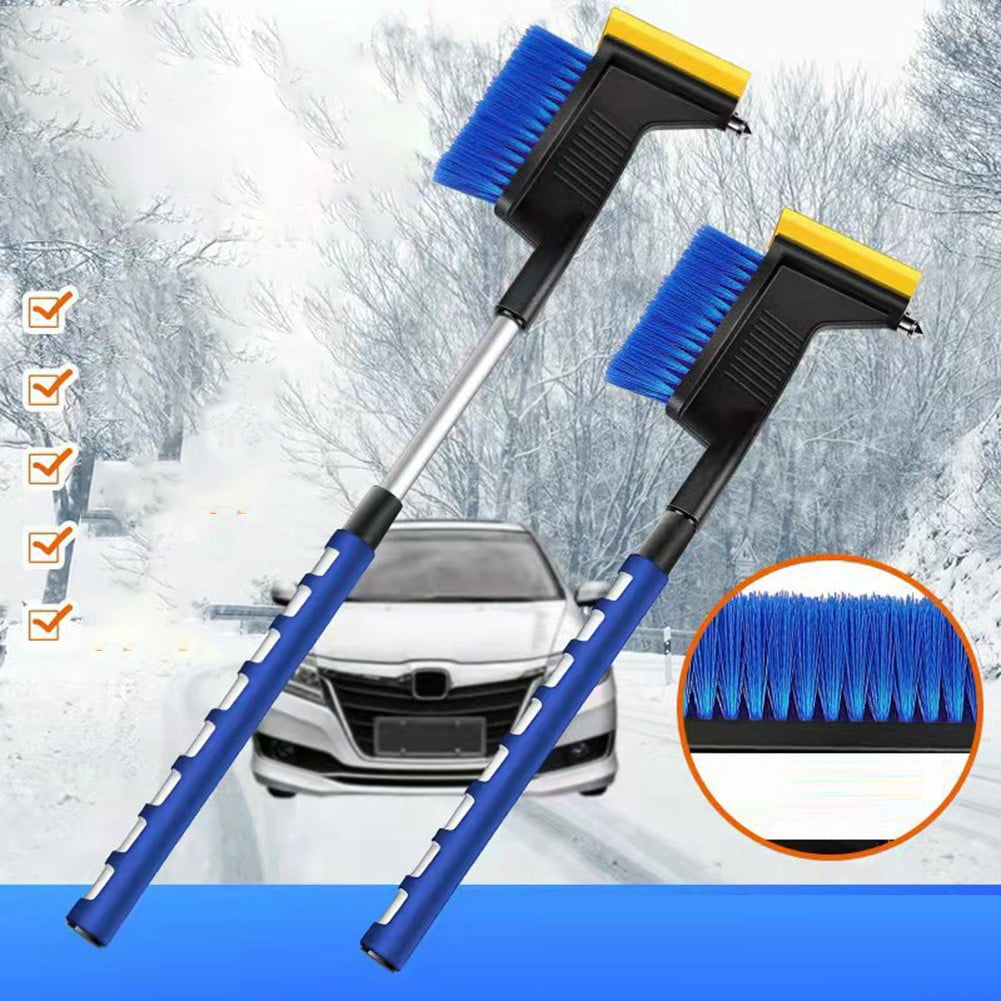 Details about   Winter Scraper Detachable Telescopic Handle Snow Ice Removal Shovel Snow Brush 