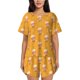 thumbnail image 1 of Fotbe Cute Popcorn Conjunto de Pijama Estampado para Mujer, 2 Piezas, Ropa de Dormir con Camiseta de Manga Corta y Shorts Suaves-XX-Large, 1 of 6
