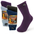 thumbnail image 7 of DG Hill Kids Heat Trapping Thermal Lined Boot Socks, 4 Pairs, 7 of 7