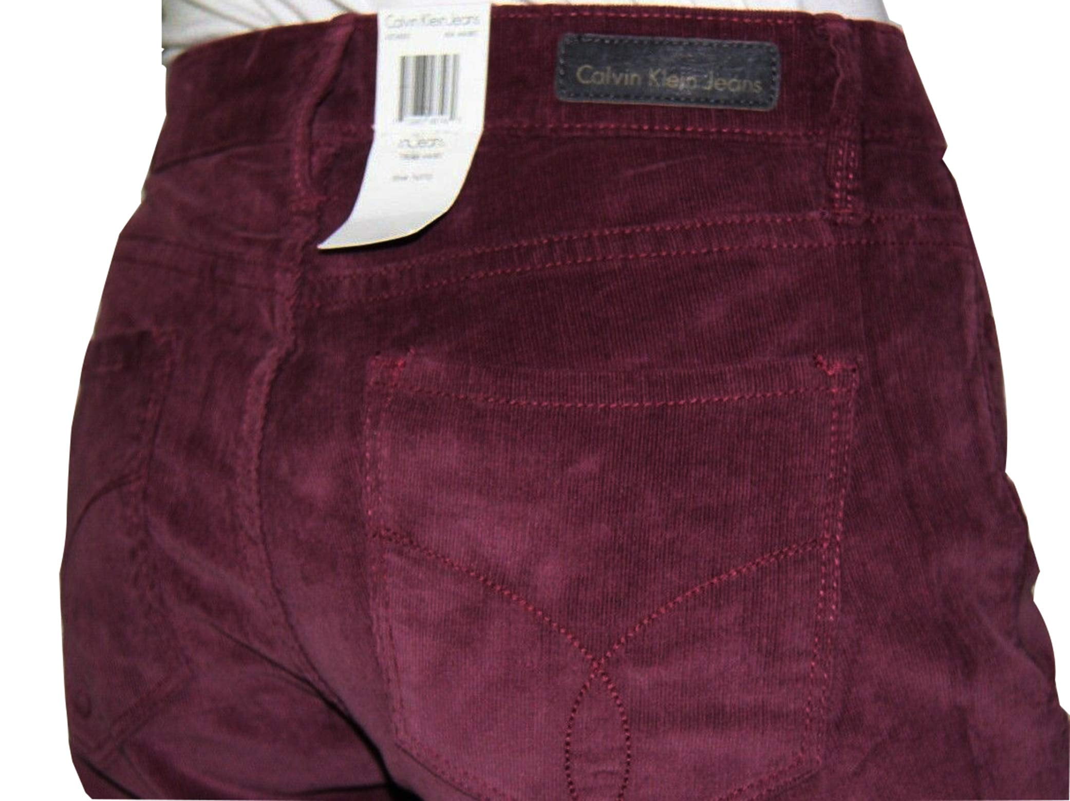 Calvin Klein Jeans Power Corduroy Fit Malbec) Stretch Pants 32\