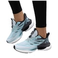 thumbnail image 5 of Womens Running Shoes Fashion Lightweight Thikc Soft Sole Lace up Athletic Shoes for Travel Jogging Casual Slip on Sneakers Sky Blue Size 6.5, 5 of 8