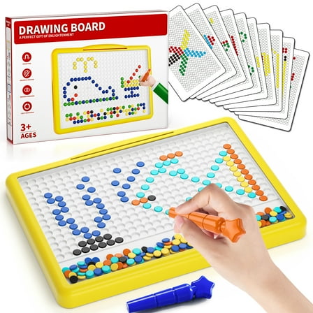 Drawing Board Toy Doodle Tablets , Color and Number Maze for Ages 3 , Toddler Fine Motor Skills Toys with Doodle Pen for Boys Girls