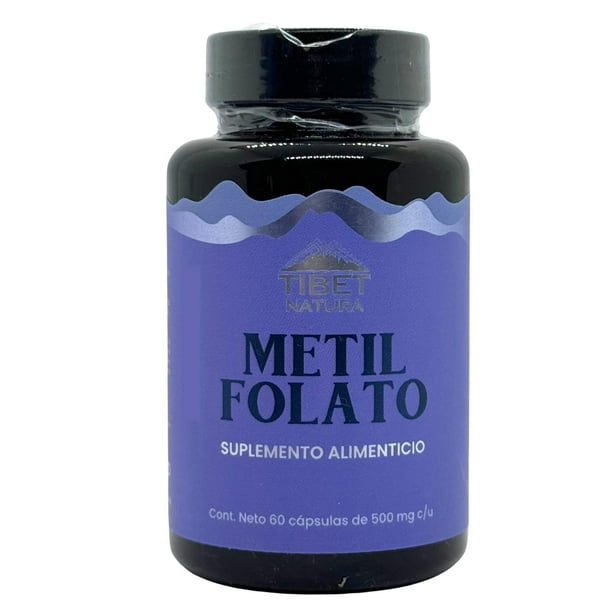 Metil Folato 60 capsulas Tibet Ácido Fólico 5-methyl-THF