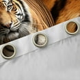 thumbnail image 4 of Manfei Teens 3D Tiger Black Out Curtains, Jungle Wildlife Animal Curtains Pack of 2 (42x63 Each), Orange Black Abstract Bedroom Curtains, Window Curtains Decor, 4 of 6