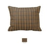 Patch Magic Dark Brown Plaid Fabric King Sham 32"X21"