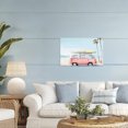 thumbnail image 3 of Stupell Industries Coastal Pink Bus on Tropical Shores Canvas Art, 36 x 24, by Arlington Prints, 3 of 8