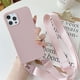 thumbnail image 4 of Funda de silicona mate con correa de collar cruzado para iPhone, 15, 14 Pro Max, 11, 12, 13 Mini, XR, X, XS, 7, 8 Plus, SE, cubierta a prueba de golpes, 4 of 4