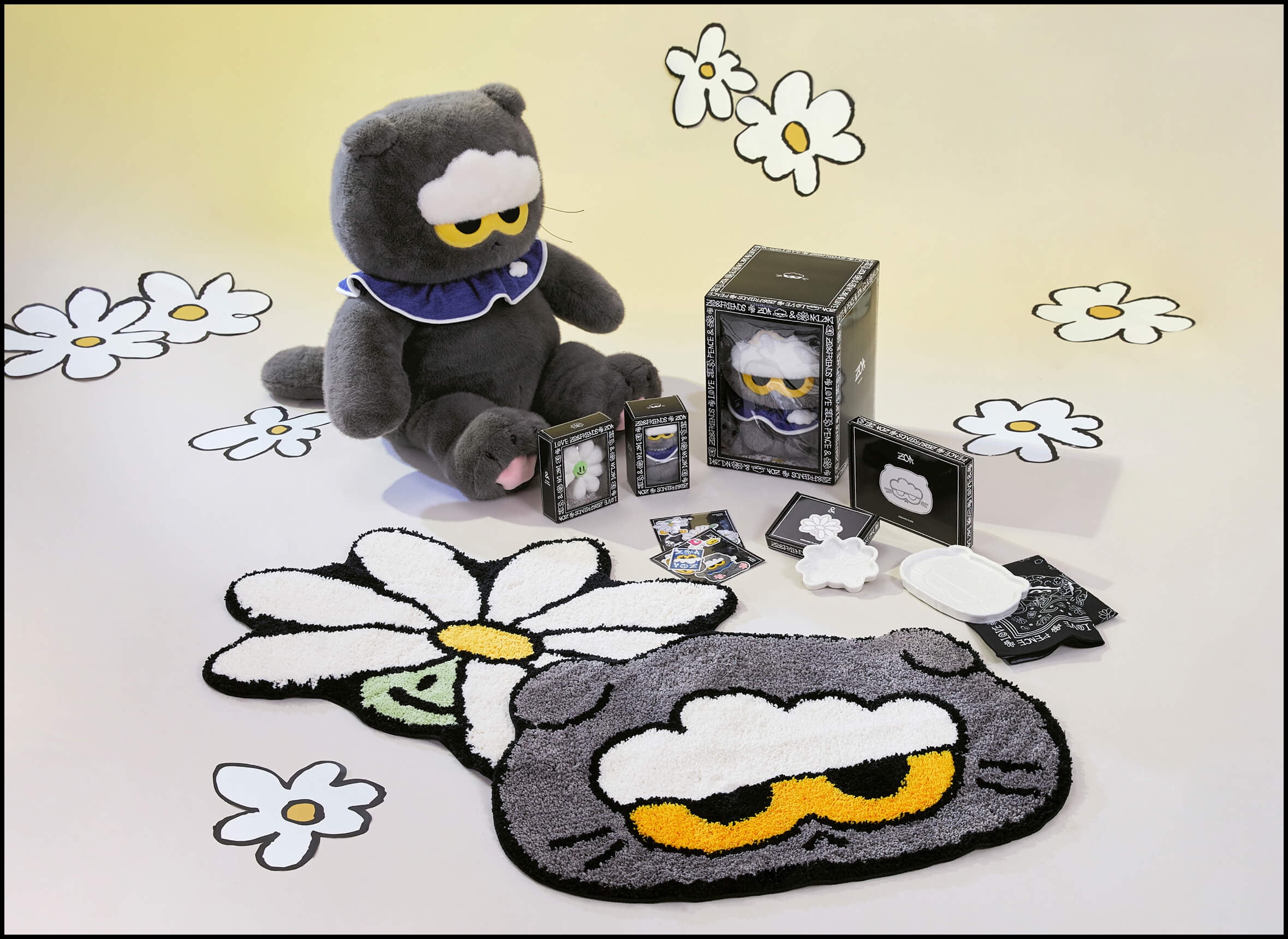 ZO&FRIENDS ミディアム ぬいぐるみ　G-DRAGON 3点セット ZO&FRIENDS ミディアム ぬいぐるみ G-DRAGON 3点セット