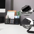 thumbnail image 5 of Mind Reader Desktop Organizer and Mail Sorter, Five Compartments, Office Supplies and Accessories, Metal, Black, 5 of 5