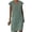 Green, variant on Women's Casual Dress Solid Colour Ladies Short Sleeve Casual Dress Contemporary Everyday Comfort Breathable for All-Day Wear Blue XXL