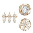 thumbnail image 3 of EIMELI Ring Rings Nail Finger Fingernail Jewelry Fingertip Joint Rhinestone Decor Fingernails Hand Knuckle Crystal Full Cover, 3 of 6