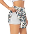 thumbnail image 2 of Disketp Funny Excavator Print Women's Shorts Workout Shorts for Athletic Gym Running Shorts with Phone Pockets Large, 2 of 8