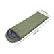 thumbnail image 3 of Sacos de dormir de momia Saco de dormir de algodón Equipo para acampar al aire libre (Verde militar), 3 of 4