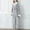 4-Gray, variant on Spa Robe for Women Nightgowns for Women Velvet 2 Piece Set Gold Two Piece Nightgown Home Suit Homewear Pajama Pants Sets Pajama Sets for Valentines Day Anniversary Wedding Honeymoon Wine XXL