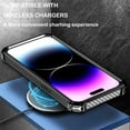 thumbnail image 6 of for iPhone 15 Pro Max Case Compatible for Magsafe, Magnetic Case with Ring Holder Phone Cover for iPhone 15 Pro Max HJJ Blue, 6 of 8