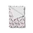 thumbnail image 2 of Ballet Soft Flannel Fleece Throw Blanket, Nursery Ballerina Girl with a Magic Wand Tutu Simplistic Cartoon, Cozy Plush for Indoor and Outdoor Use, 60" x 80", Peach Pink, by Ambesonne, 2 of 5