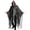Gray, variant on ZPQMNB Men's Tattered Hooded Ghost Cape, Halloween Zombie Grim Reaper Costume Cloak for Cosplay Party