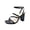 Black, variant on Willtoo Strappy Heels for Women Square Toe Open Toe Ankle Strap High Heel Sandals Fashionable Comfortable Classic Chunky Heel Sandals for Summer Spring Working Ourdoor Wedding