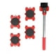thumbnail image 1 of 5Pcs Furniture Moving Lifter Adjustable Height Multifunctional Heavy Duty Handling Tool Base, 1 of 5